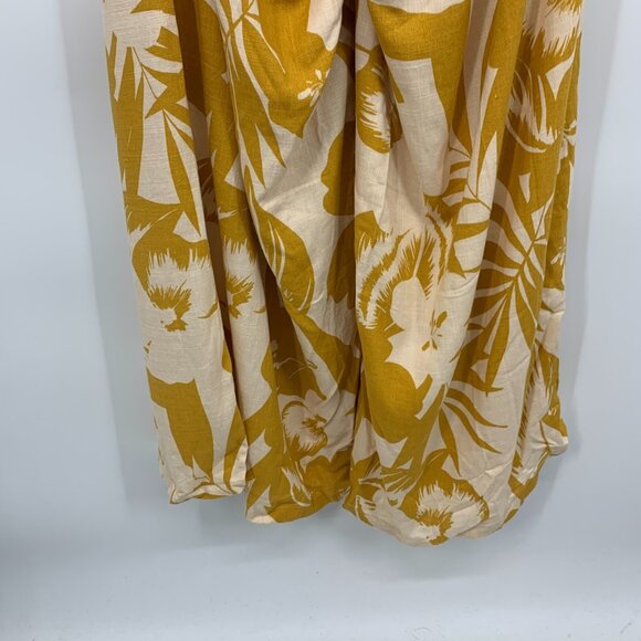 VICI Jumpsuit Waikiki Floral Print Wide Leg Open Back Sleeveless - Picture 13 of 13